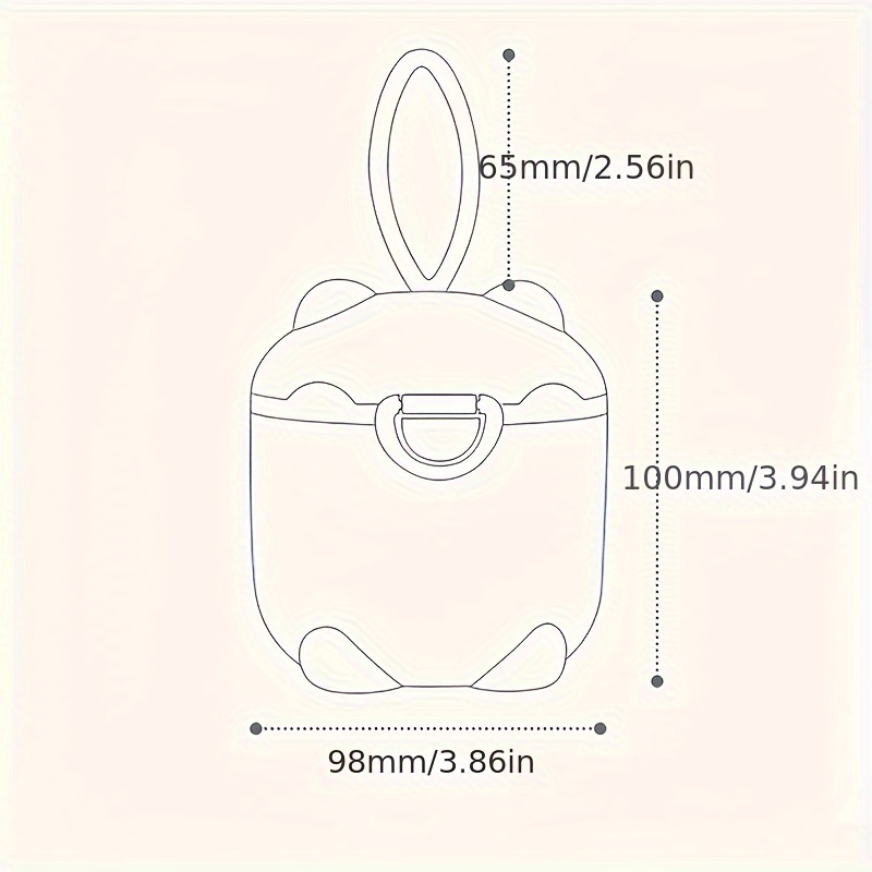 1pc Portable Four-Layer Milk P - Baby Food Zone ulasan dan harga
