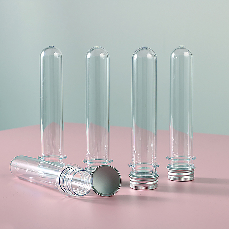 1/5Pcs Plastic Lab Test Tubes  - Baby Food Jar ulasan dan harga