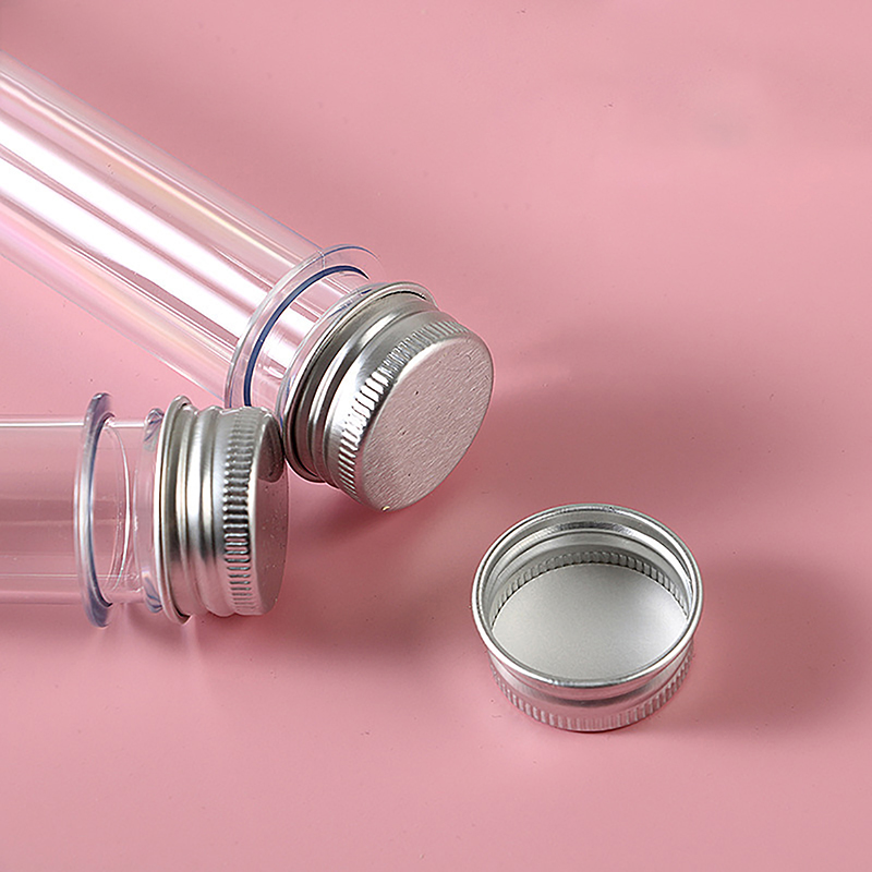 1/5Pcs Plastic Lab Test Tubes  - Baby Food Jar ulasan dan harga