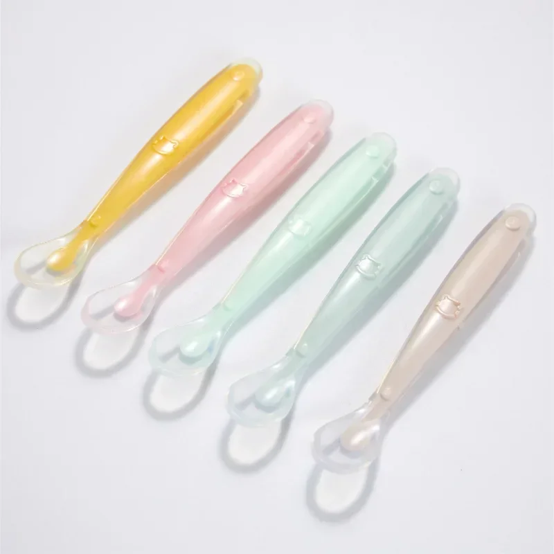 Soft Silicone Baby Spoon Toddl - Baby Food Guide ulasan dan harga