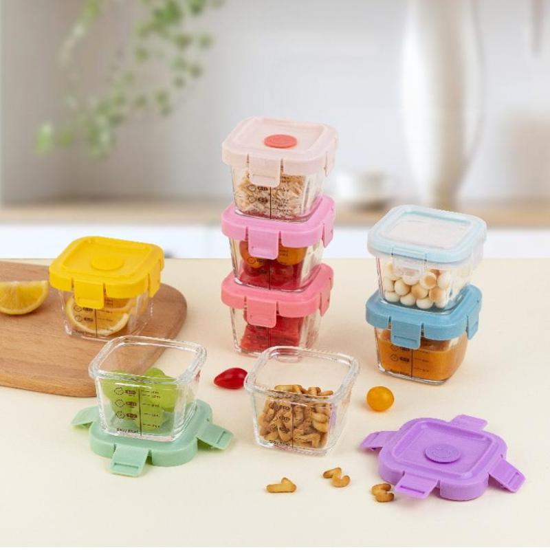 And Heat-resistant Storage Box - Baby Food Containers Glass ulasan dan harga