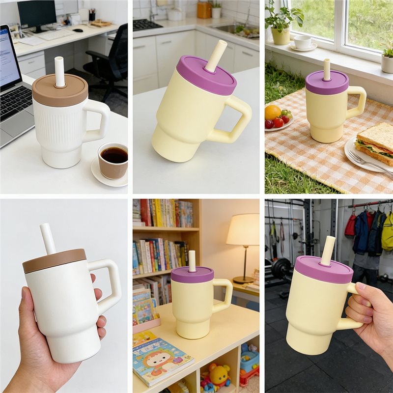 LNHF Mini Car Cup 12 Oz Silico - Training Cup Straw ulasan dan harga