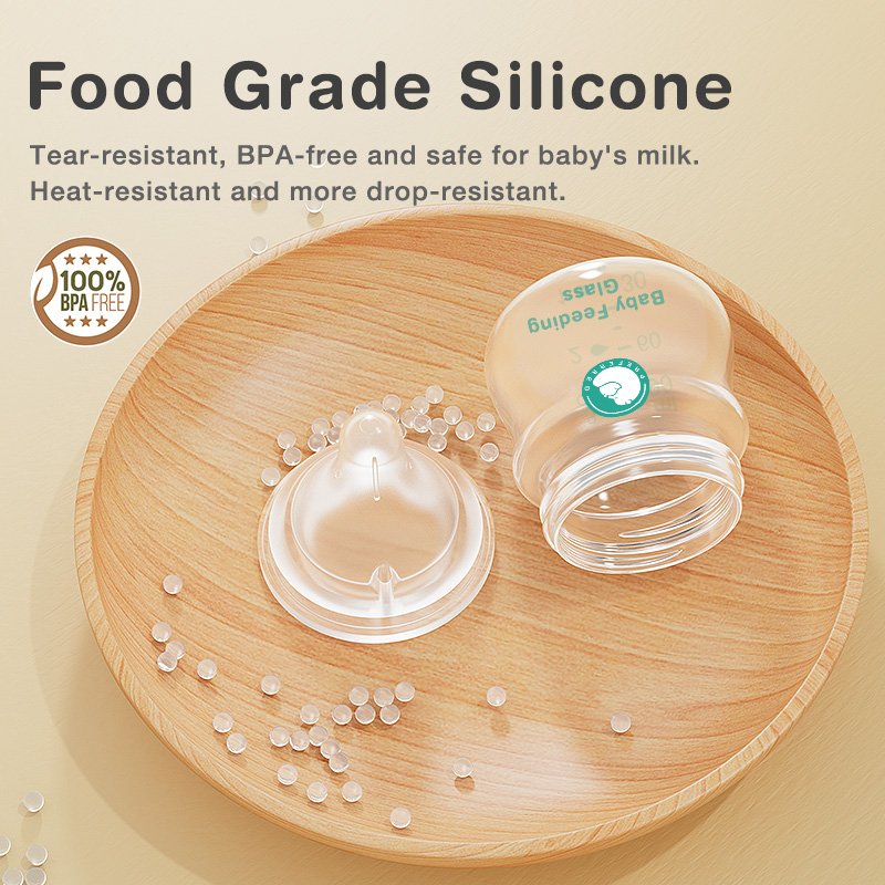 MAMIJOY 1PCS Newborn Feeding B - Baby Food Containers Glass ulasan dan harga