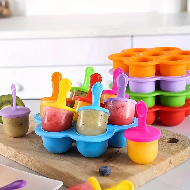 7-compartment silicone popsicl - Baby Food Zubereiter ulasan dan harga