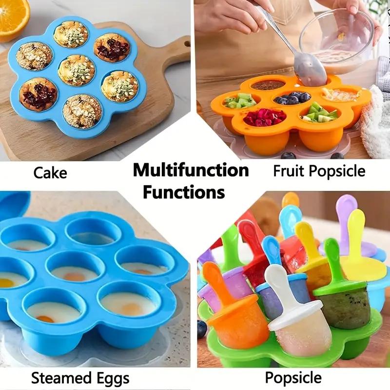 7-compartment silicone popsicl - Baby Food Zubereiter ulasan dan harga