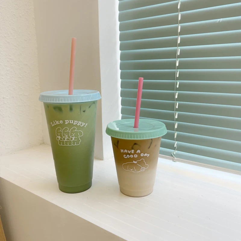 Water Cup for Coffee Juice Mil - Training Cup Straw ulasan dan harga