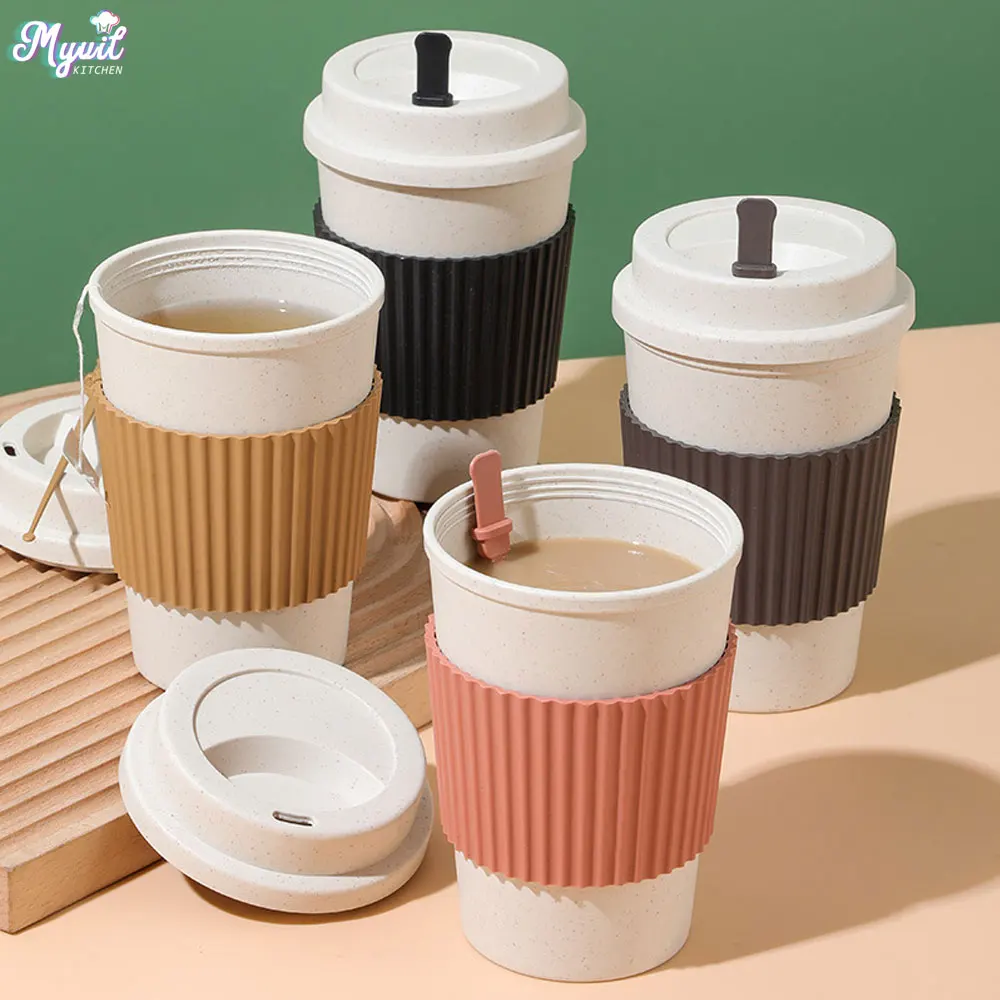450ML Coffee Cups With Lids Wh - Training Cup Straw ulasan dan harga