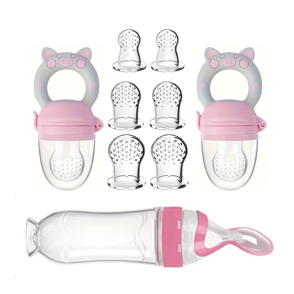 9pcs Feeding Cutlery:1 Silicon - Baby Food Jar ulasan dan harga