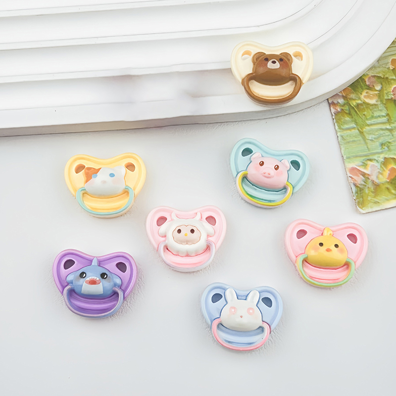10Pcs Lovely Mini Doll Pacifie - Baby Food Pacifier ulasan dan harga