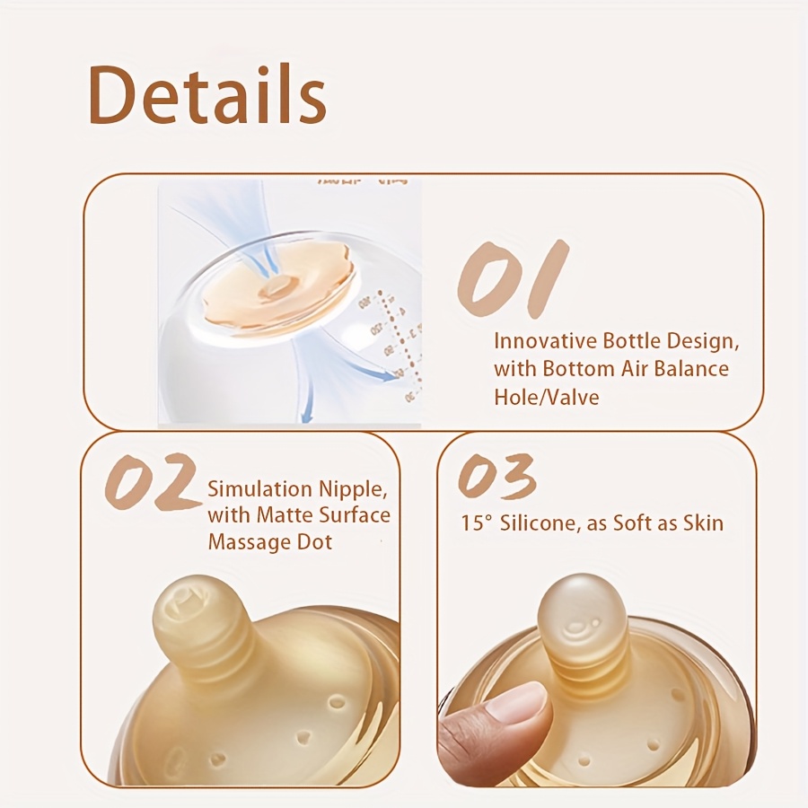 Glass Baby Bottle Wide Neck An - Baby Food Containers Glass ulasan dan harga