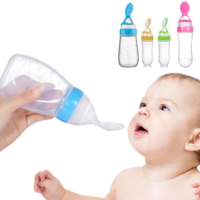 Safe Baby Feeding Bottle Spoon - Baby Food Jar ulasan dan harga