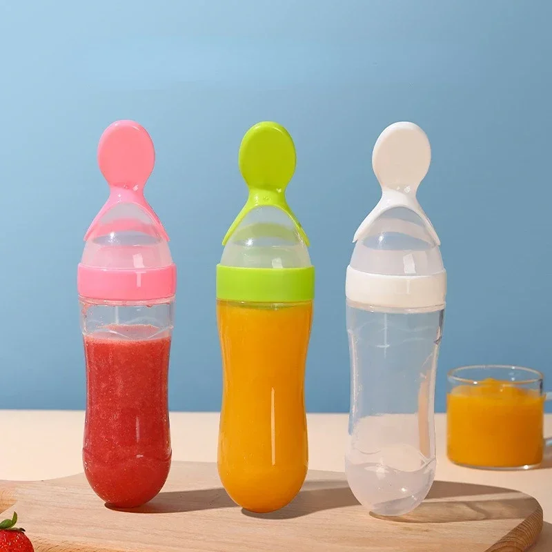 Safe Baby Feeding Bottle Spoon - Baby Food Jar ulasan dan harga