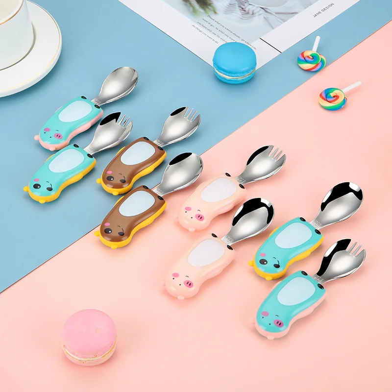 304 children's portable tablew - Baby Food Knife Set ulasan dan harga