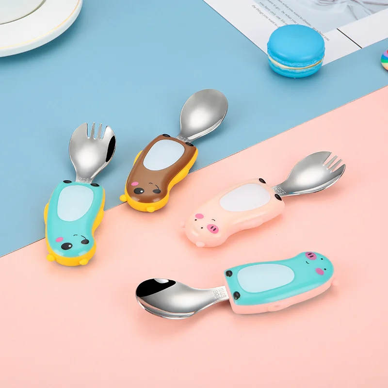 304 children's portable tablew - Baby Food Knife Set ulasan dan harga