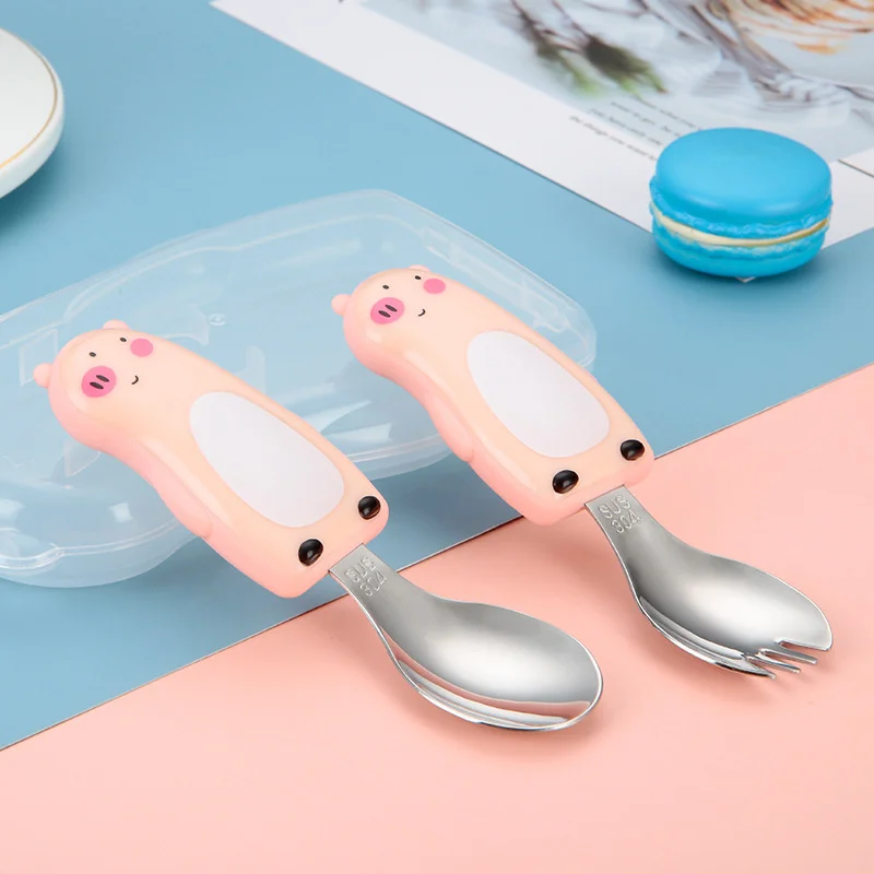 304 children's portable tablew - Baby Food Knife Set ulasan dan harga