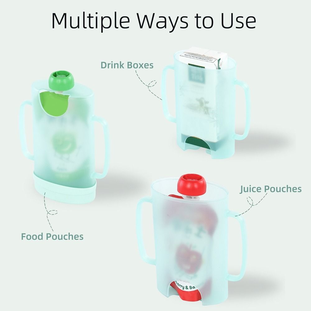 Plastic Squeeze Pouch Holder S - Baby Food Reusable Pouches ulasan dan harga