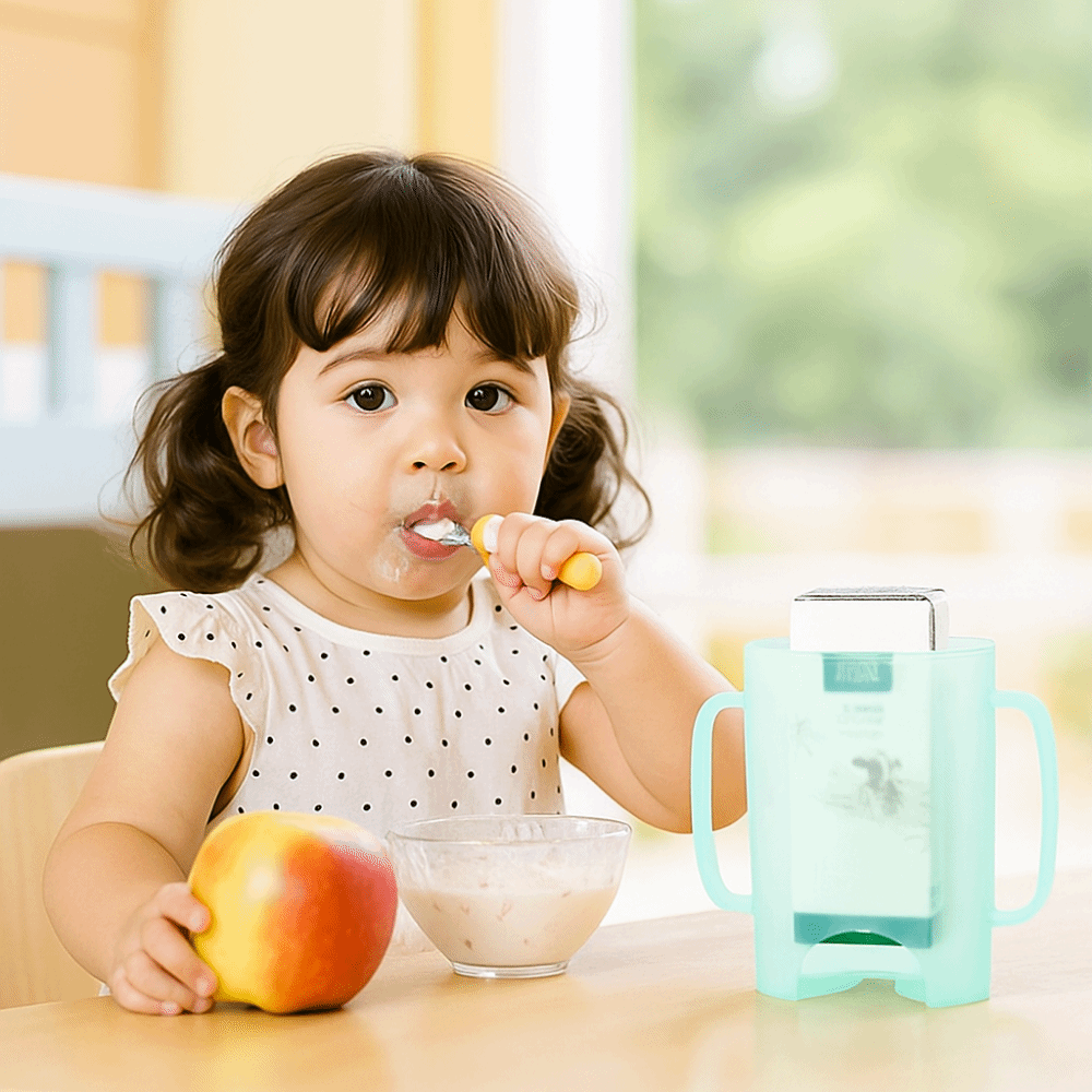 Plastic Squeeze Pouch Holder S - Baby Food Reusable Pouches ulasan dan harga