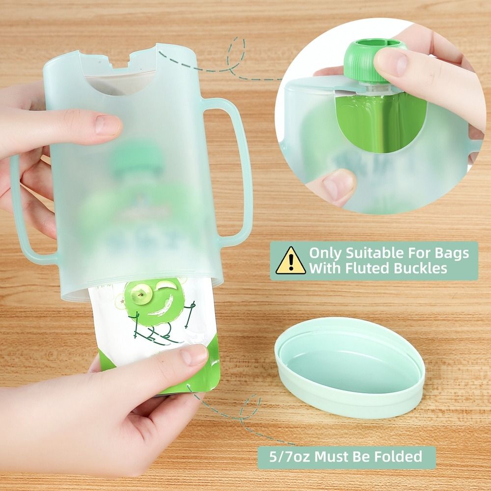 Plastic Squeeze Pouch Holder S - Baby Food Reusable Pouches ulasan dan harga